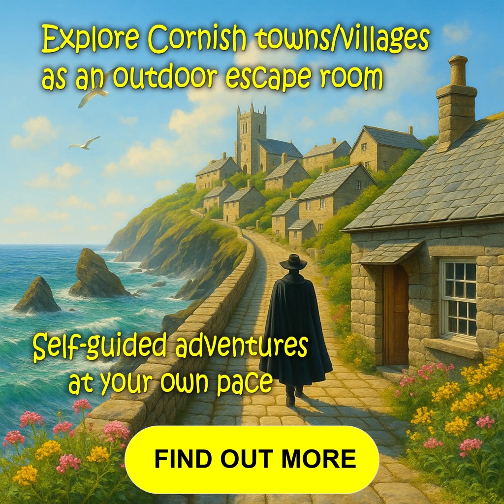 Explore Cornwall as an outdoor escape room.  Find out more...
